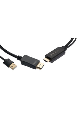 Dynalink 2m HDMI Male to DisplayPort Male Adapter Lead