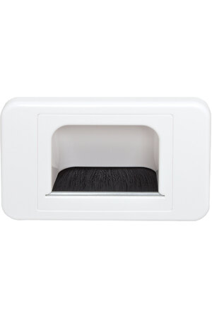 Dynalink White Reverse Shovel Nose Wallplate