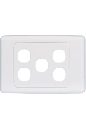 Clipsal 5 Way Clipsal Clip-In Wallplate