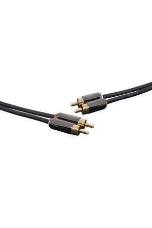 Dynalink 0.75m Stereo Dual RCA Male to Dual RCA Male Cable