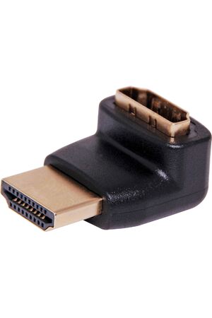 Dynalink HDMI Right Angle Up Male To Female Adapter