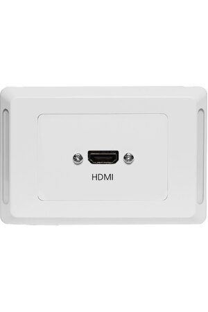 Altronics Single HDMI Horizontal Wallplate With Flyleads - Clipsal Pro