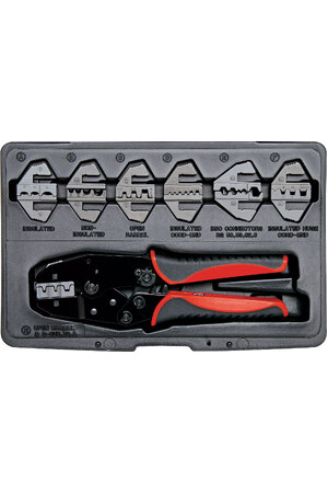 Altronics Crimptool Ratchet Multi-Connector Universal Kit