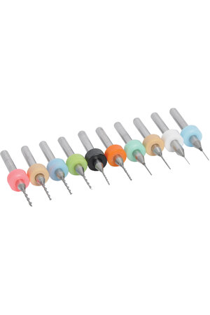 Altronics PCB Drill Bit Set 0.3-1.2mm Pk 10