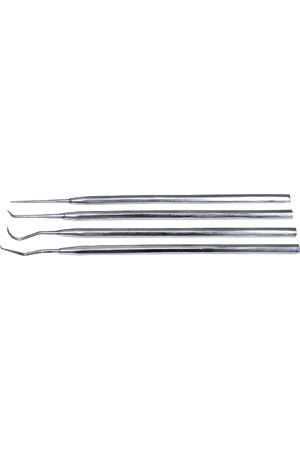 Altronics 4 Piece Stainless Steel Pick and Scribe Set