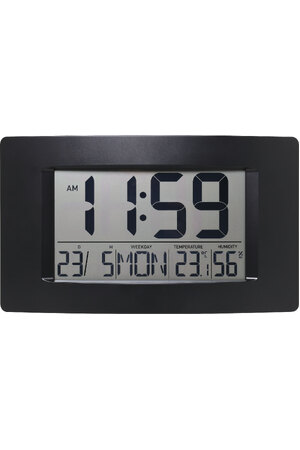 Altronics Jumbo Digital Wall Clock With Calendar & Thermometer