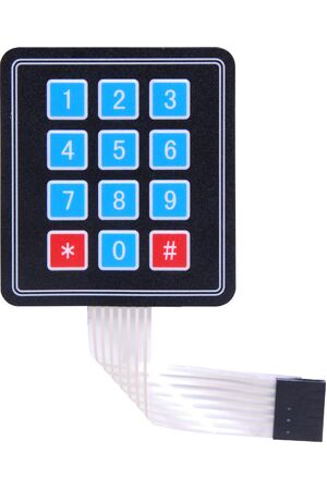 Altronics 3x4 Numeric Membrane Keypad Module