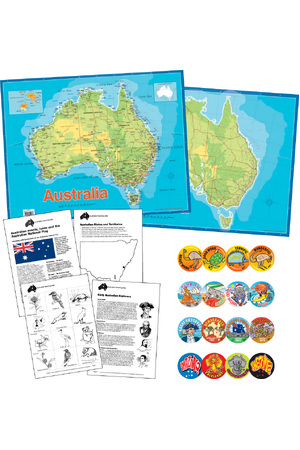 Australian Maps Activity Pack