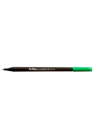 Artline Supreme Fineliner Pens (0.4mm) - Pack of 12: Green