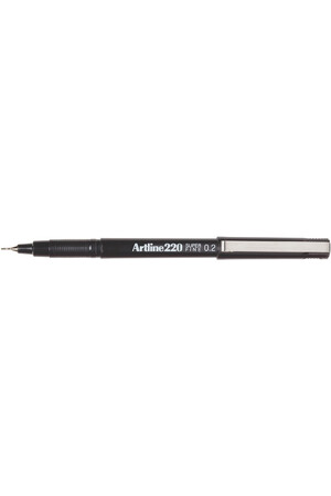 Artline Marker 220 (Superfine Point) - Black 0.2mm (Single)