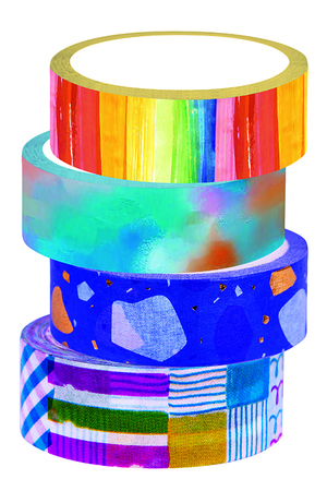 Washi Tape - Arty (Pack of 8)