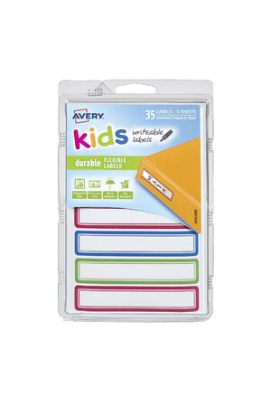 Avery Kids Durable Labels - Assorted - 35 Pack
