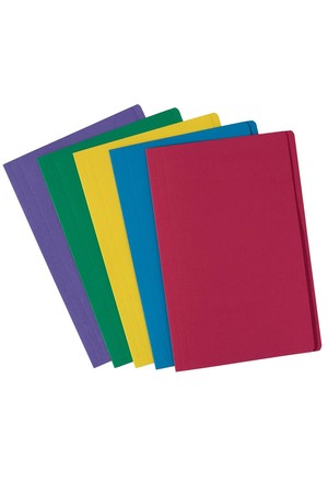 Avery Manilla Folders - Foolscap: Assorted Colours (Pack of 20)