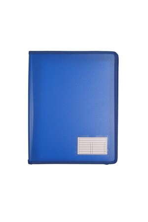 Bantex Binder - A4 2 D-Ring 25mm Zippered: Navy