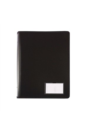 Bantex Binder (A4) - 2 D-Ring 25mm: Zippered Black