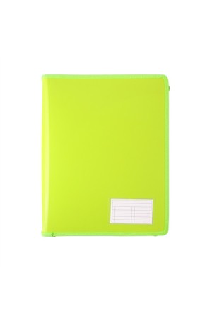 Bantex Binder (A4) - 2 D-Ring 25mm: Zippered Lime