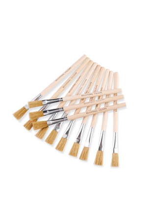 Glue Brush (Bristle) 18cm: Set of 30