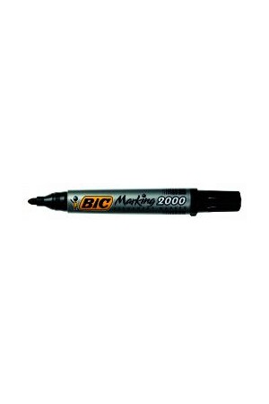 BIC Marker - Marking 2000: Permanent 1.7mm Bullet Tip Black (Single)