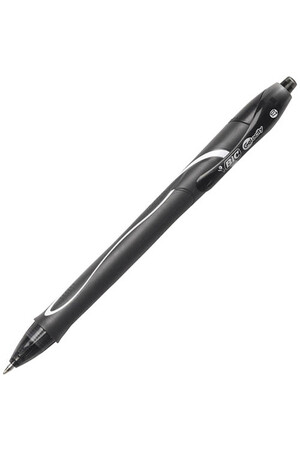 BIC Pen - Gelocity Quick Dry Retractable: Black (Box of 12)