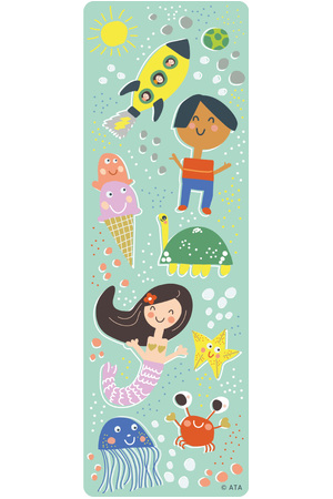 Kid-Drawn Doodles - Bookmarks (Pack of 35)