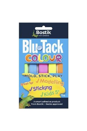 Bostik - Blu Tack (Colour): 75g