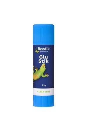 Bostik Glue - Clear Stick 21g (Pack of 10)