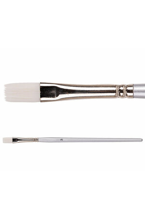 Taklon Brushes - Dynamic: Flat Size 3 (7mm)