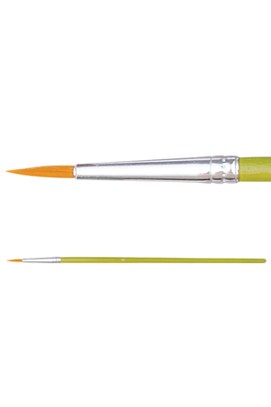 Budget Taklon Brushes - Round (Pack of 10): Size 4
