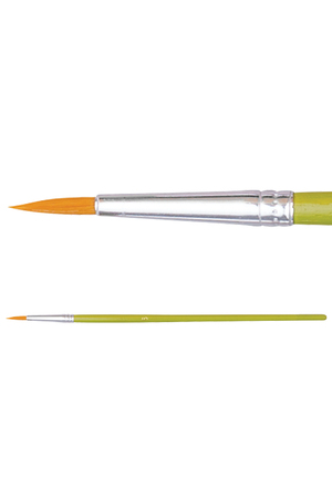 Budget Taklon Brushes - Round (Pack of 10): Size 6