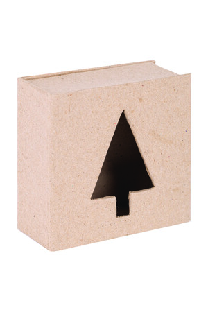 Papier Mache Cut-Out - Tree Box