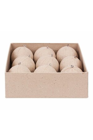 Papier Mache - Baubles (Pack of 9)