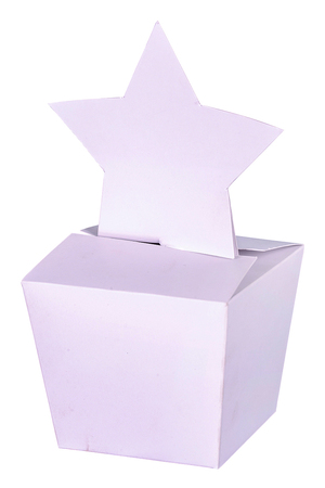 Cardboard Box Fold-Up Star - Pack of 10