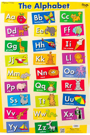 The Alphabet/My First Sight Words Double-Sided Chart