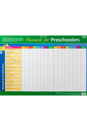 Rewards for Preschoolers/Big Kids Double-Sided Chart