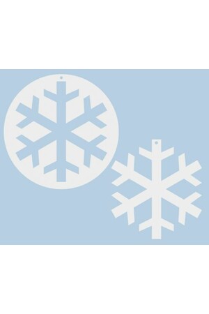 Cardboard Large Snowflakes - Pack of 10