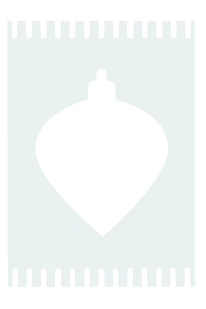 Cardboard Weaving Looms - Xmas Baubles (Pack of 12)