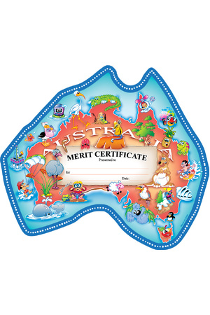 Our Australia Merit Certificate - Pack of 35