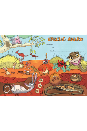 Special Award Desert Merit Certificate - Pack of 35 (Previous Design)