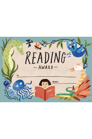 Wild Creatures Reading Award - CARD Certificates (Pack of 20)