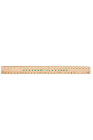 Celco Rulex Ruler - 30cm: Wooden Unpolished (Box of 25)