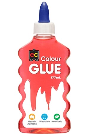 Coloured Glue 177ml - Red