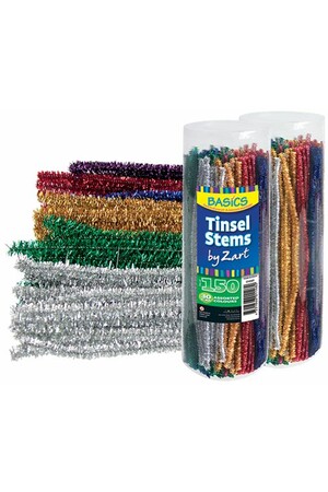 Basics - Tinsel Stems: 30cm (Pack of 150)