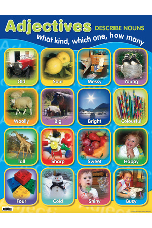 Adjectives Photographic Chart (Previous Design)