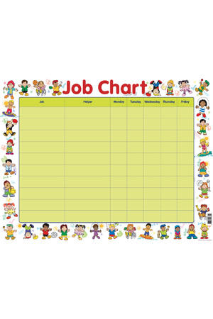 Multicultural Friends Job Chart (Previous Design)