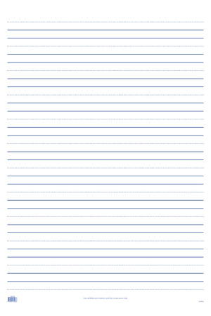 Laminated Teaching Sheet - Handwriting NSW (A1 Size): Centre-Folded
