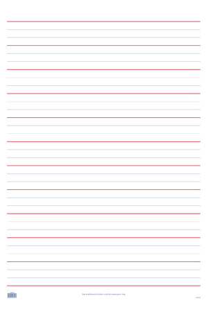 Laminated Teaching Sheet - Handwriting QLD (A1 Size): Centre-Folded