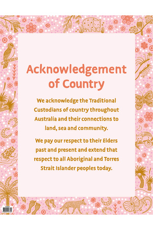 Wonderlands: Land - Acknowledgement of Country Chart