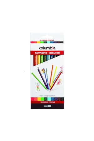 Columbia Coloured Pencils - Formative (Pack of 10)