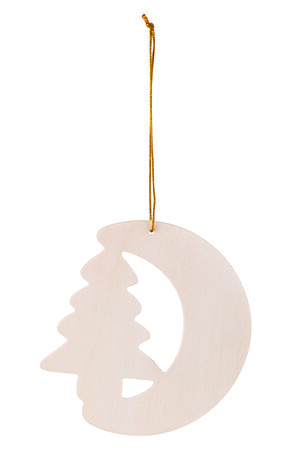 Wooden Christmas Shapes - Pack of 12