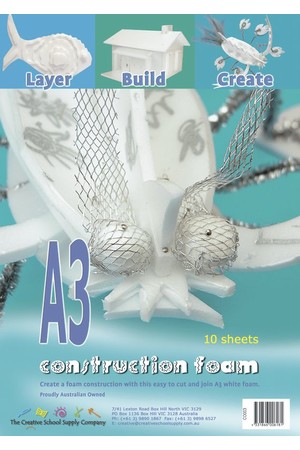 Construction Foam (A3) - Pack of 10